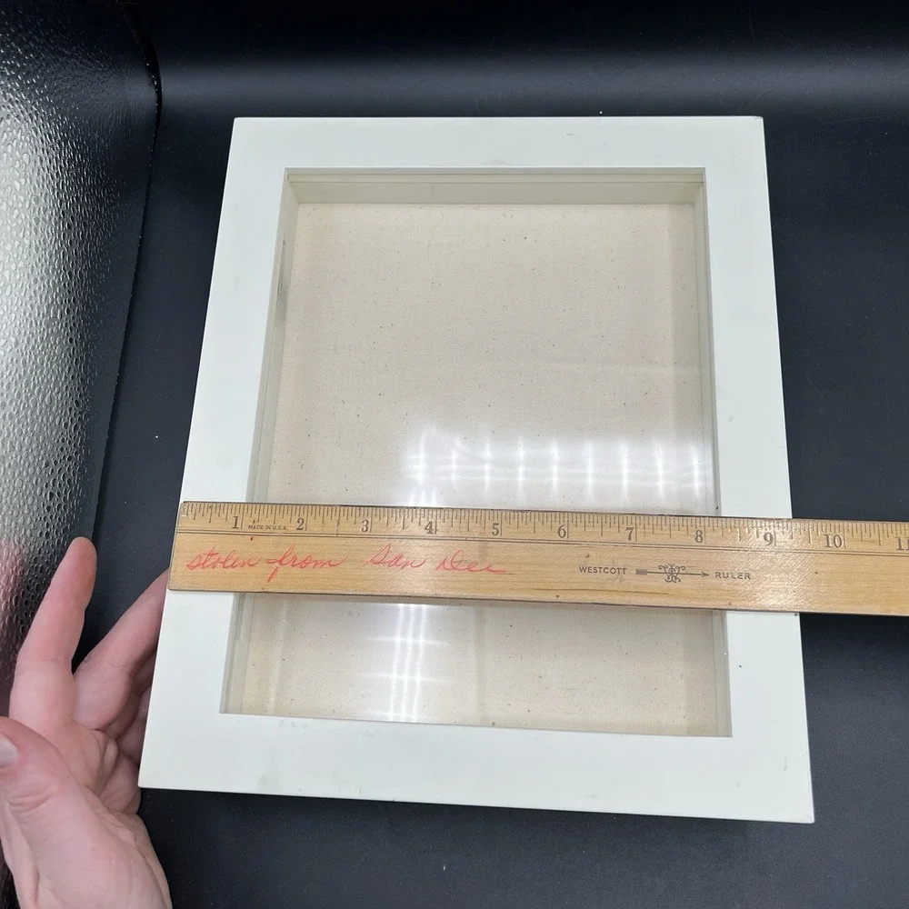 Pottery Barn Shadow Box Frame 9.5x11.5